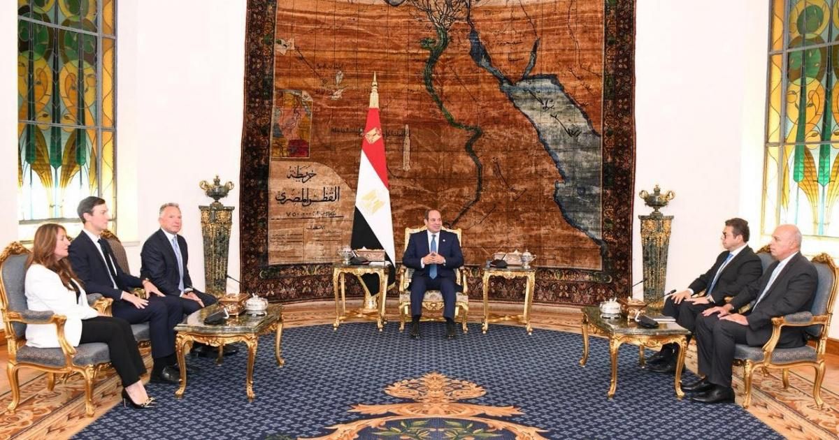 بالصور: تفاصيل لقاء الرئيس المصري مع كوشنر وويتكوف بشأن غزة