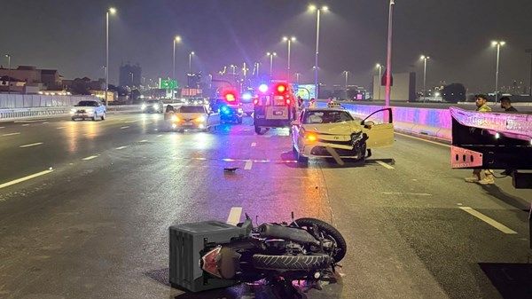 شرطة دبي تحذر من القيادة عكس حركة السير