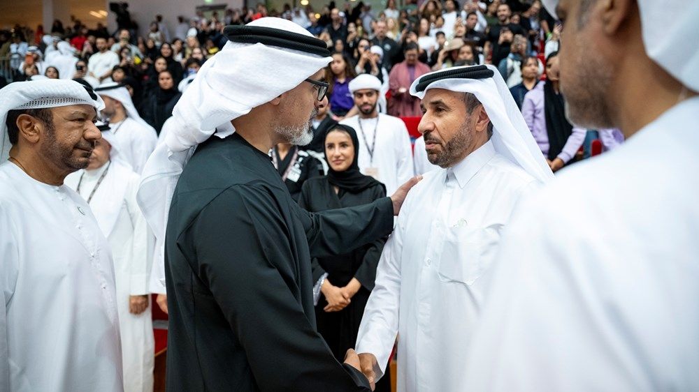 خالد بن محمد بن زايد يشهد ختام منافسات النسخة الثانية من بطولة خالد بن محمد بن زايد للجوجيتسو