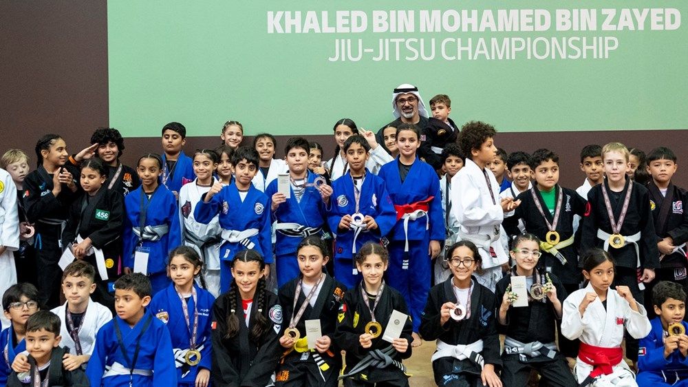 خالد بن محمد بن زايد يشهد ختام منافسات النسخة الثانية من بطولة خالد بن محمد بن زايد للجوجيتسو