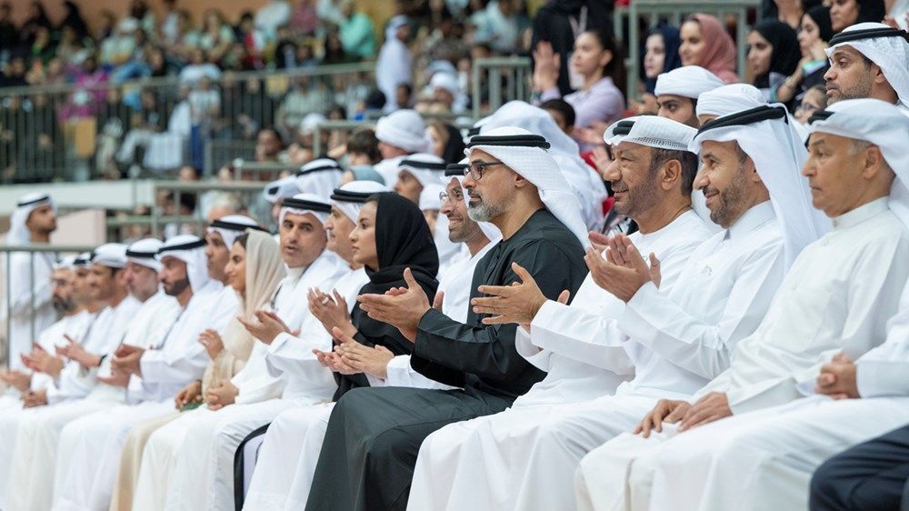 خالد بن محمد بن زايد يشهد ختام منافسات النسخة الثانية من بطولة خالد بن محمد بن زايد للجوجيتسو