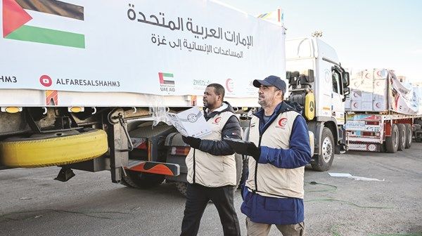 «الفارس الشهم 3» تواصل جهودها الإغاثية في غزة