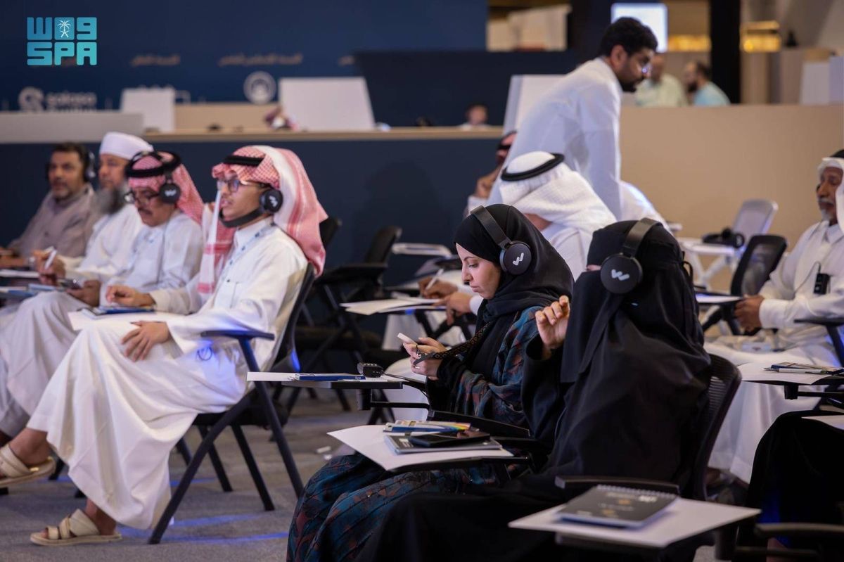 معرض الكتاب يستعرض الهوية السعودية في ورشة فنية