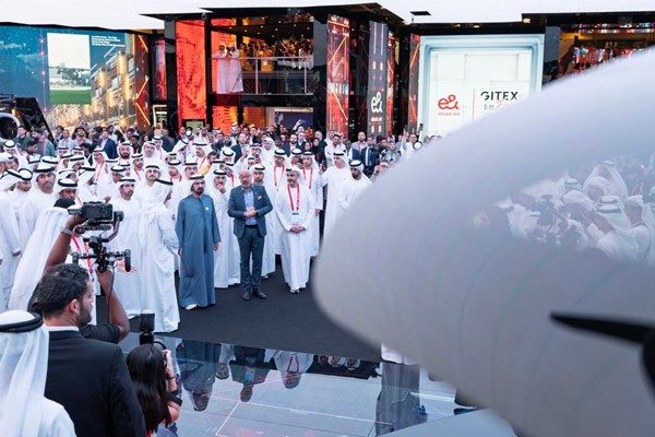 محمد بن راشد: فخور بوطني الذي استطاع أن يجمع العالم في "جيتكس جلوبال"