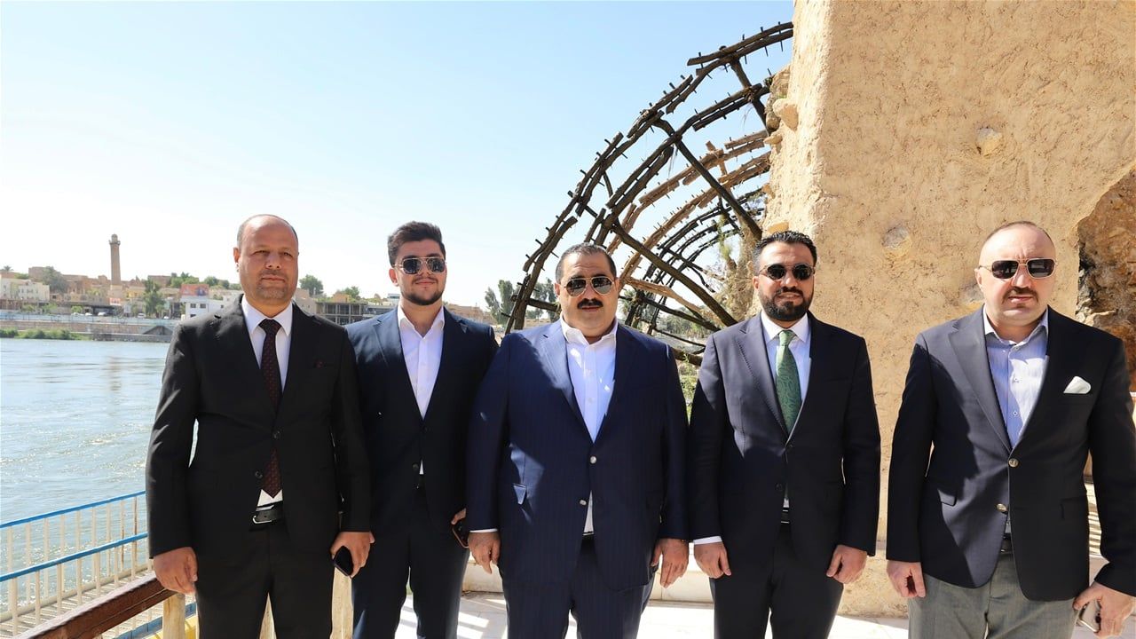 رئيس تحالف العزم يصل محافظة الأنبار