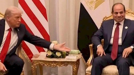 (صور وفيديو).. ترامب والسيسي يتعادلان 1-1 في المواقف المحرجة!
