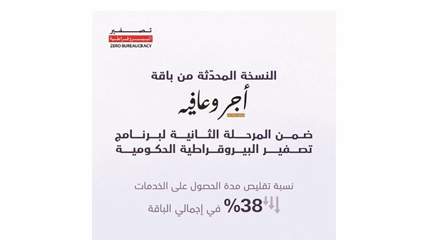 "الصحة" تطلق نسخة محدّثة من باقة "أجر وعافية" لموظفي الحكومة الاتحادية