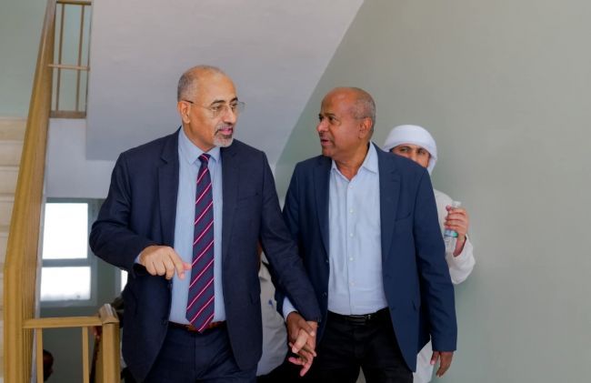 الرئيس الزُبيدي يفتتح مجمعي الشيخ محمد بن زايد التربويين في مديريتي الأزارق وجحاف بالضالع