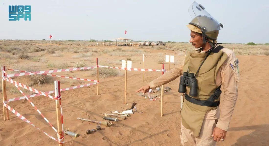 مشروع “مسام” ينجح في نزع 815 لغمًا ويواصل جهود تطهير الأراضي اليمنية
