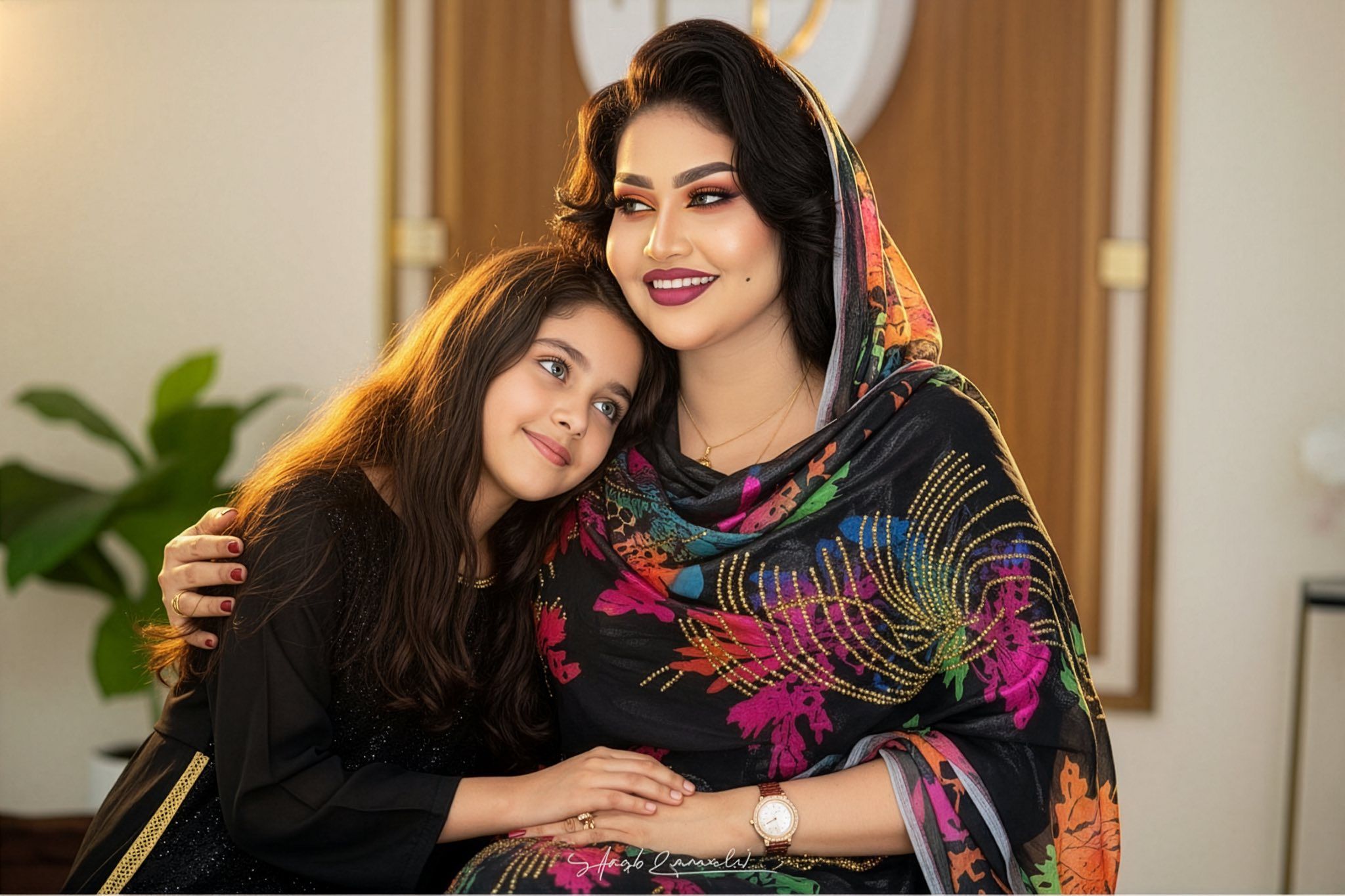 شاهد بالصور والفيديو.. الفنانة عوضية عذاب تغني لإبنتها وتظهر معها في إطلالة ملفتة وجميلة
