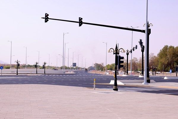 افتتاح تقاطع زاخر المطوّر في منطقة العين