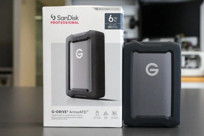 تكنولوجيا: مراجعة SanDisk Professional G-Drive ArmorATD 6TB: سعة هائلة مع حماية معتدلة للمحتوى الرقمي