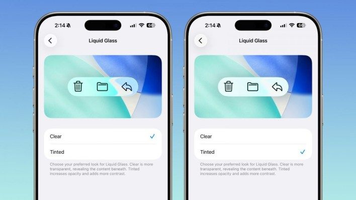 تكنولوجيا: تحديث iOS 26.1 التجريبي يتيح التحكم في تأثير Liquid Glass الجديد