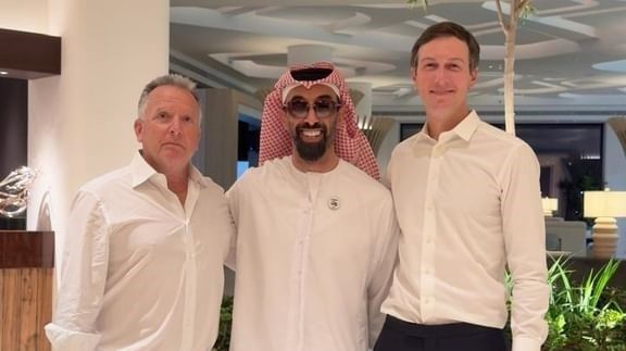 طحنون بن زايد يلتقي ويتكوف وكوشنر