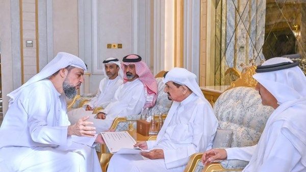 حميد بن راشد يطلع على مشاريع هيئة الأعمال الخيرية العالمية في سوريا