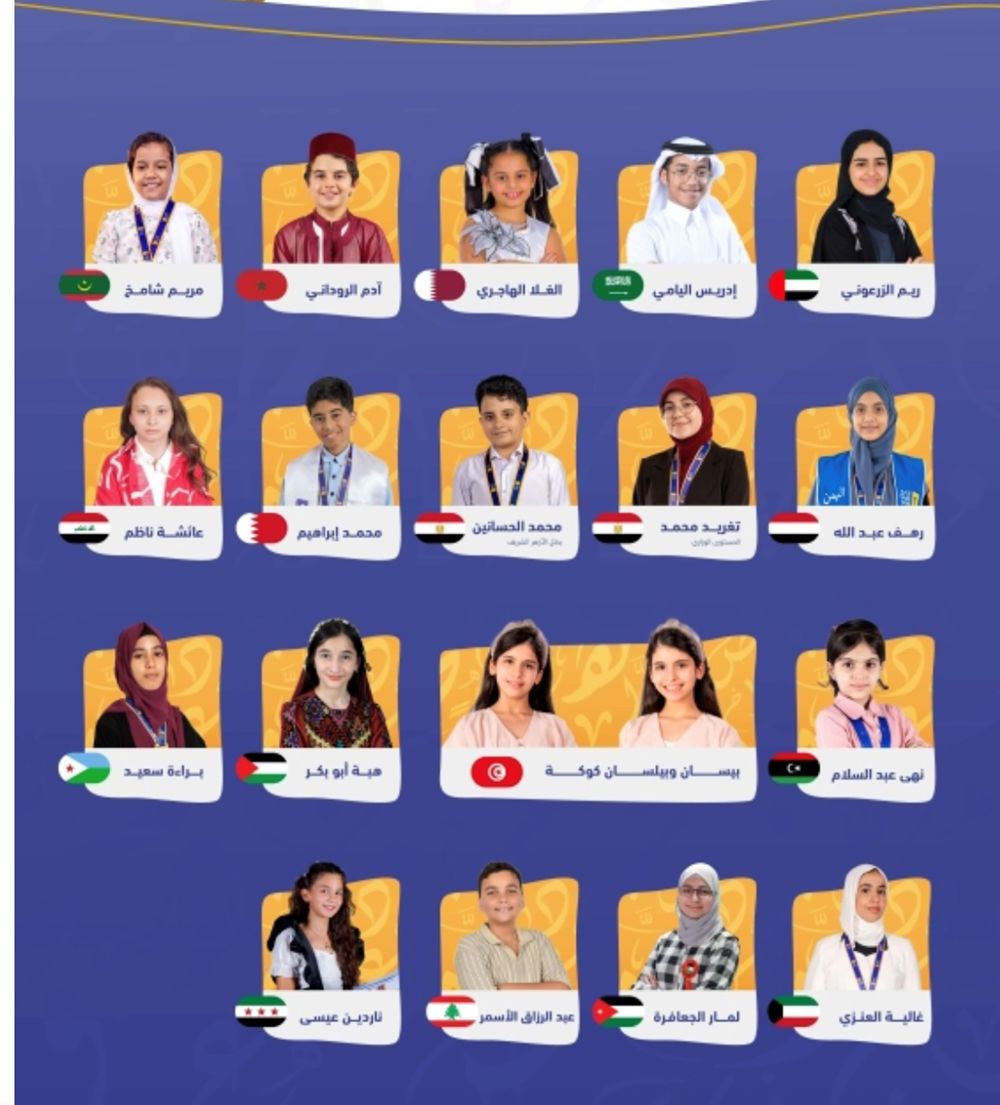 أبطال الدول العربية يدخلون التصفيات النهائية للمنافسة على لقب تحدي القراءة العربي