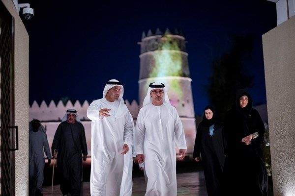 هزاع بن زايد يشهد حفل إعادة افتتاح متحف العين بعد عملية الترميم والتطوير
