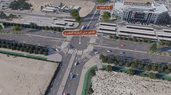 الظفرة.. تطوير وتأهيل طريق الشيخة سلامة بنت بطي بمدينة زايد