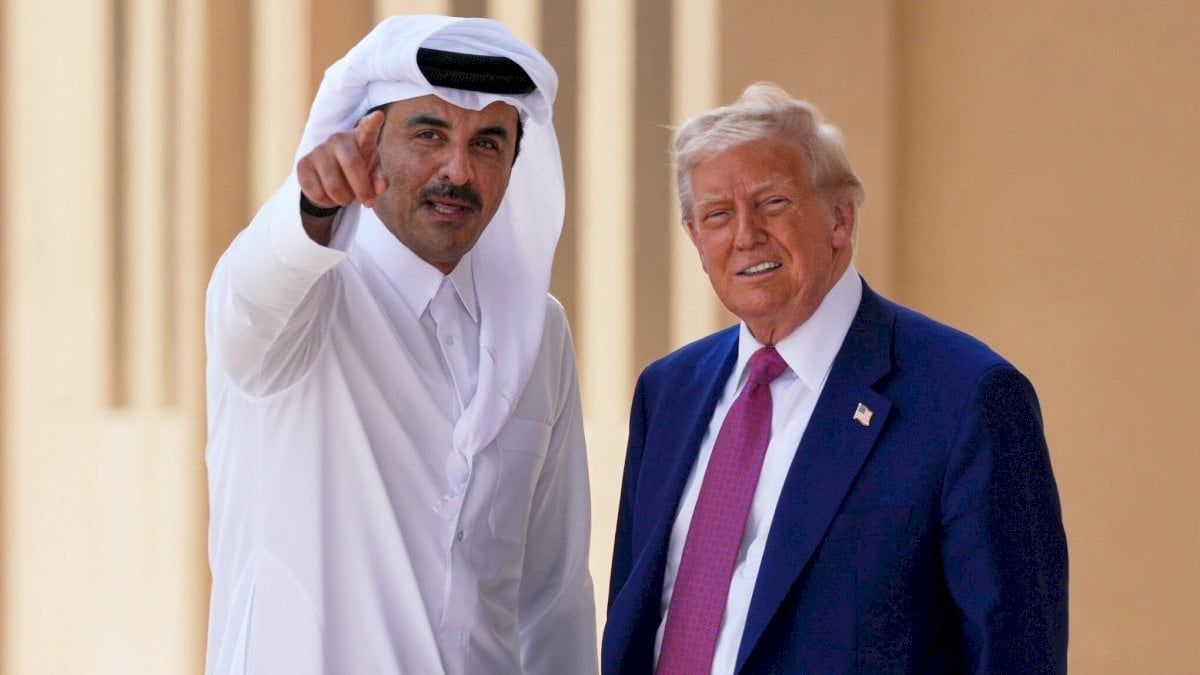 عاجل.. لقاء مفاجئ بين تميم وترامب