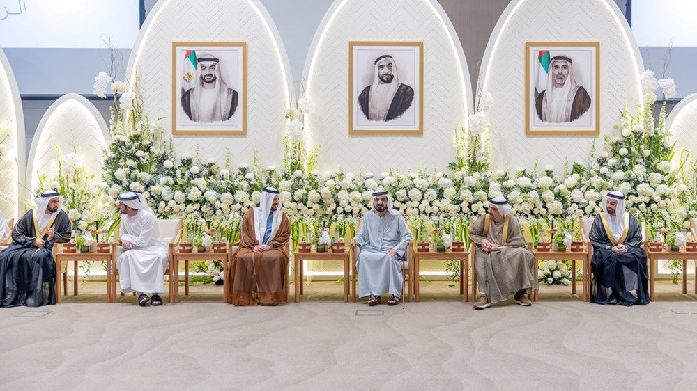 محمد بن راشد يحضر أفراح البناي والزرعوني والخوري