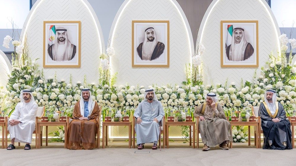 محمد بن راشد يحضر أفراح البناي والزرعوني والخوري