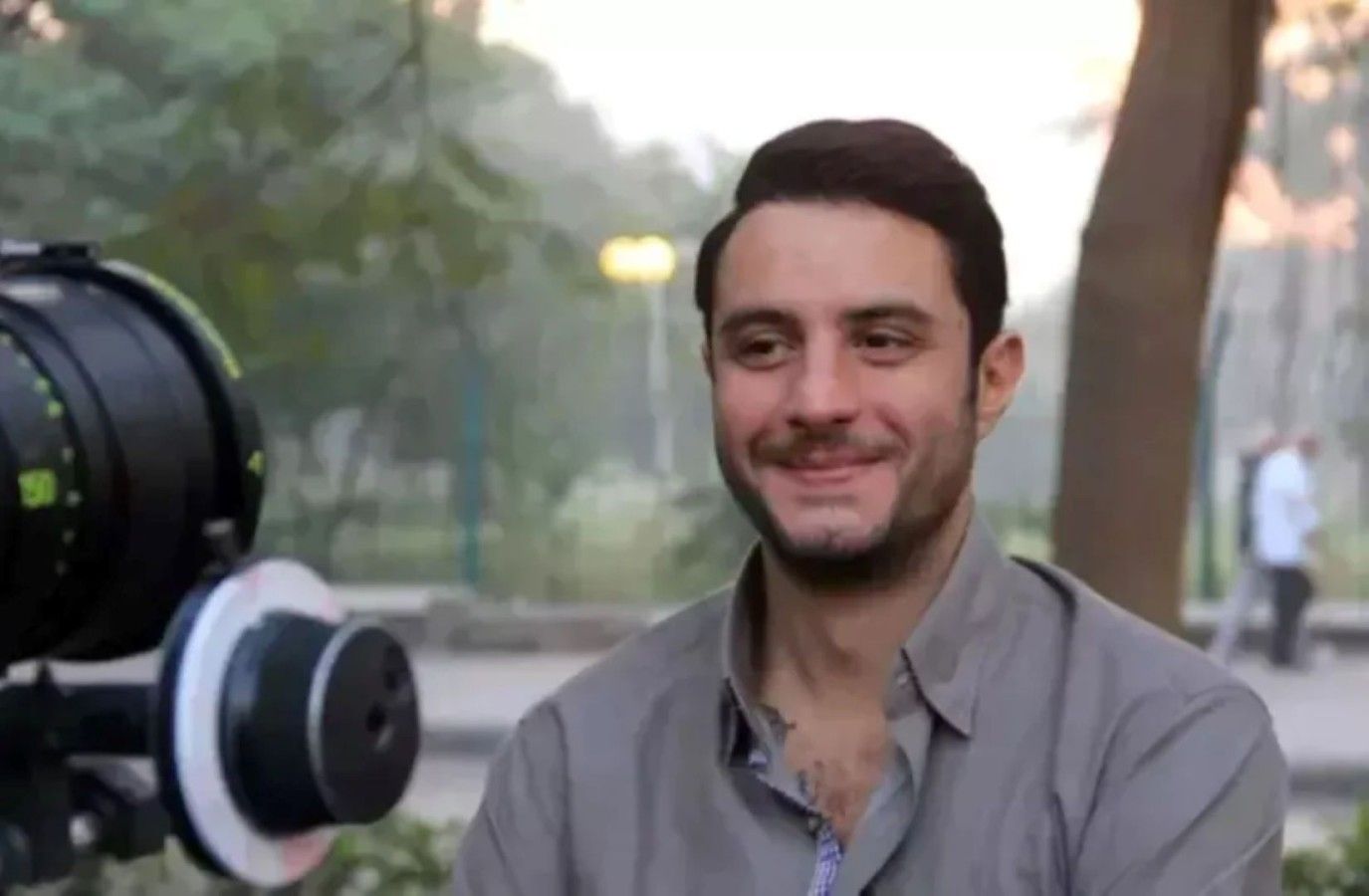 أحمد الفيشاوي برفقة جميلة عوض في أولى بروفات فيلم "حين يكتب الحب"