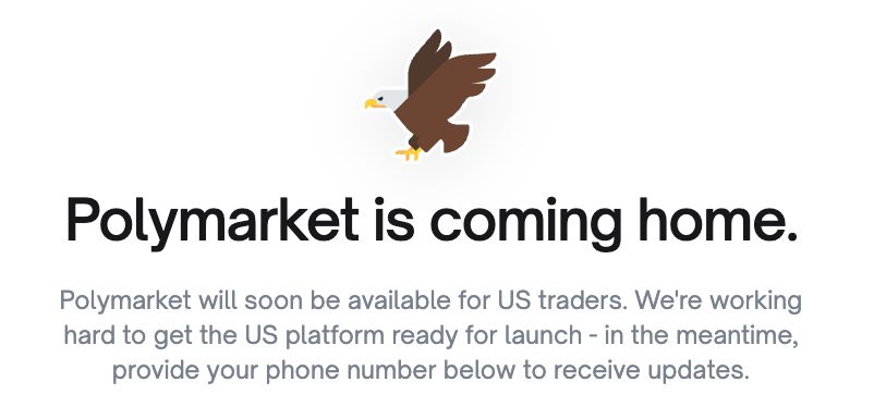 تقرير: منصة Polymarket تستعد لإعادة الإطلاق في الولايات المتحدة خلال نوفمبر