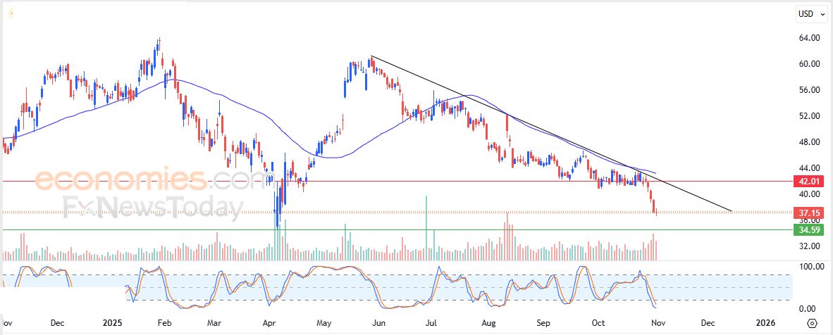 سعر سهم ريفولف (RVLV) يحاول تصريف تشبعه الشرائي – توقعات اليوم – 03-11-2025