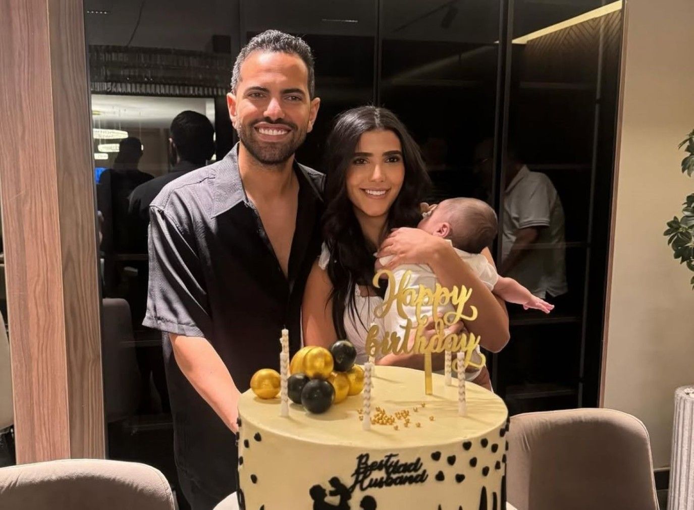 ابن ريم سامي الرضيع يغادر العناية المركزة وهذه تفاصيل حالته الصحية