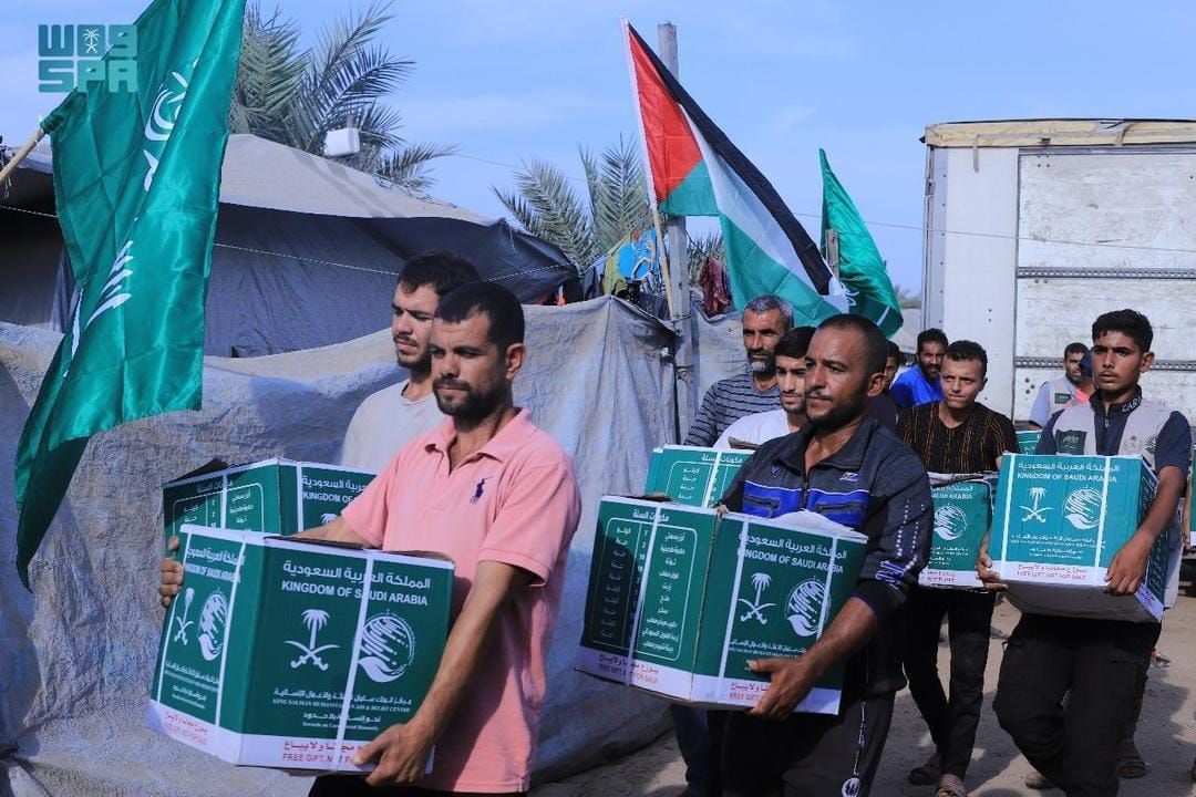 مركز الملك سلمان للإغاثة يواصل دعمه الإنساني للأسر المتضررة في مواصي رفح جنوب غزة