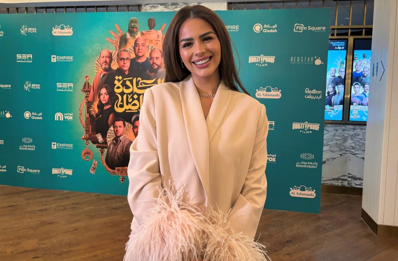 هنادي مهنا لـ الخليج 365 في العرض الخاص لفيلم "السادة الأفاضل": ممتنة بالاستضافة الجميلة بالمملكة وقضيت أوقاتاً ممتعة بالرياض