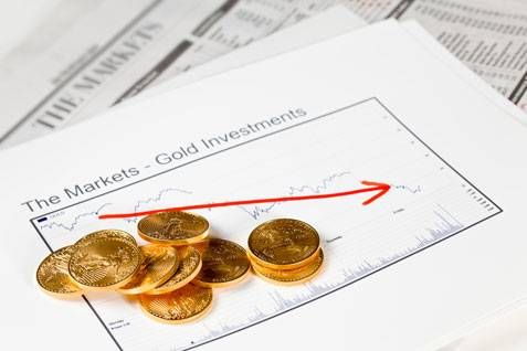 الذهب ينخفض بفعل صعود الدولار لأعلى مستوياته في خمسة أشهر