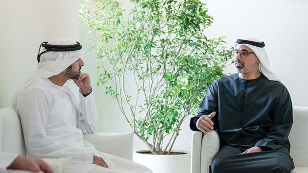 على هامش الاجتماعات السنوية لحكومة الإمارات.. خالد بن محمد بن زايد يلتقي حمدان بن محمد بن راشد