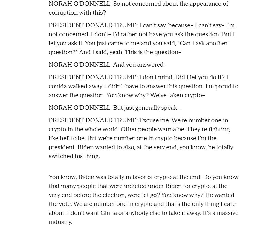 البيت الأبيض: عفو “CZ” خضع لـ”أقصى درجات الجدية”