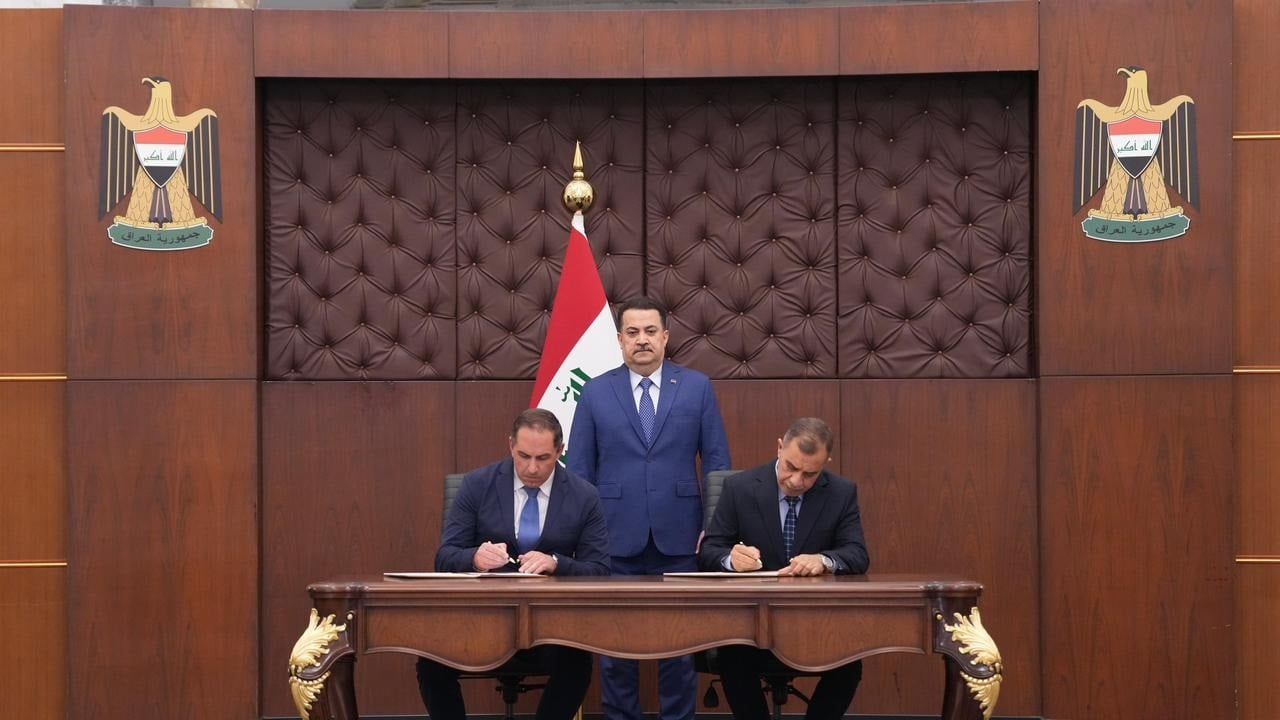 السوداني يرعى مراسم توقيع إحالة العطاء إلى الشركات الفائزة بتأهيل مطار بغداد