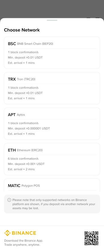 شرح بالخطوات كيفية الإيداع عبر شبكة BEP-20 والحصول على عنوان ومحفظة BEP20 من تطبيق بينانس