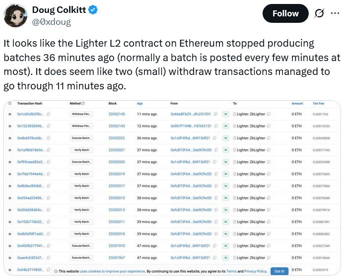 “الإيثيريوم يتوسع”.. مجتمع الإيثيريوم يحتفل مع وصول سرعة المعاملات إلى رقم قياسي بلغ 24 ألف مع Lighter