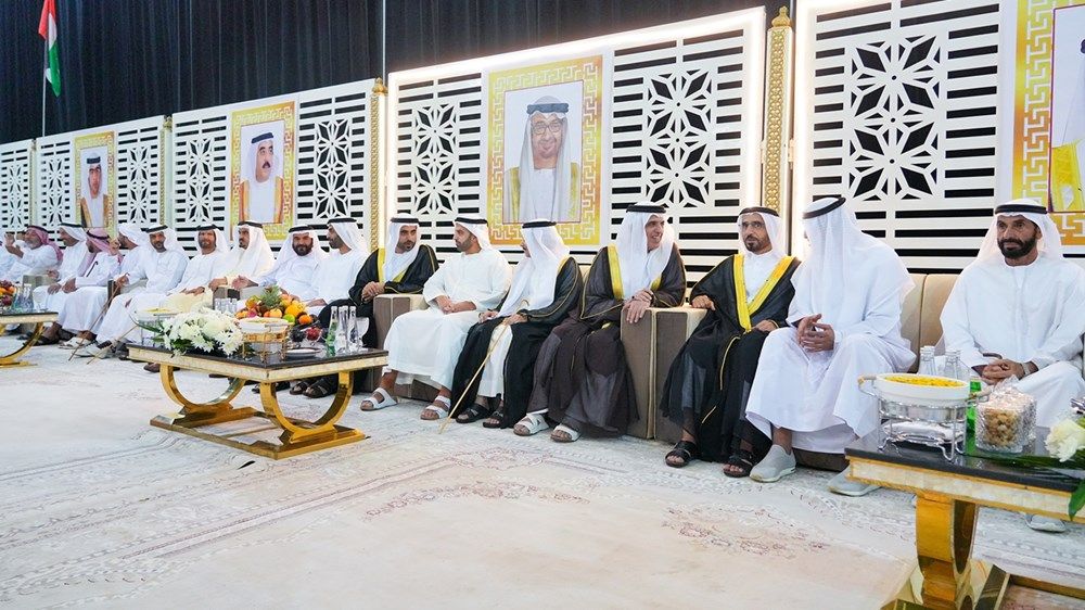 سعود بن صقر يحضر أفراح المعلا