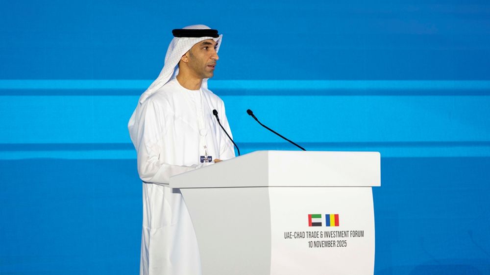 بحضور الرئيس التشادي.. خالد بن محمد بن زايد يشهد افتتاح فعاليات منتدى الإمارات - تشاد للتجارة والاستثمار