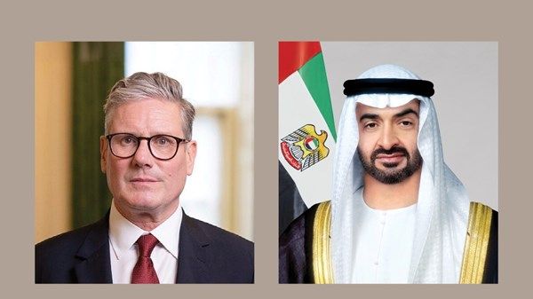 رئيس الدولة يتلقى اتصالاً هاتفياً من رئيس الوزراء البريطاني