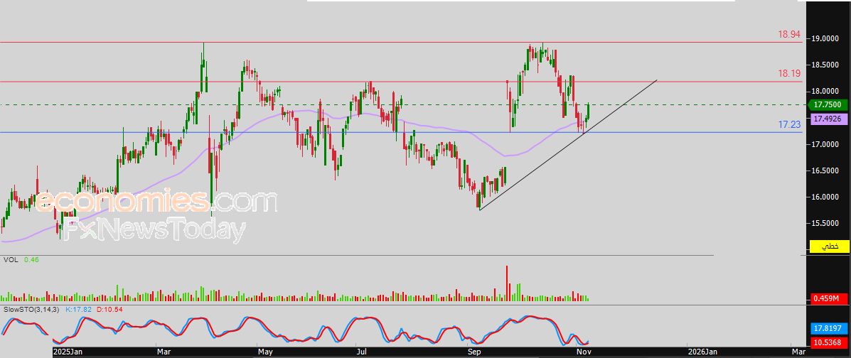 سعر سهم بي إس إف (1050) محاط بالضغوط الإيجابية – توقعات اليوم – 10-11-2025