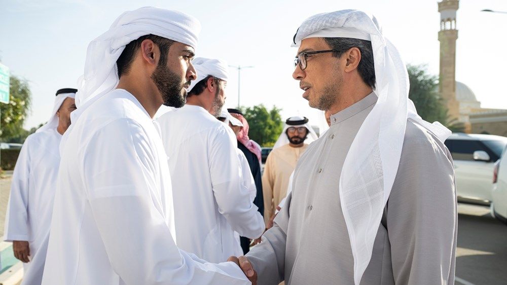 منصور بن زايد يعزي في وفاة معتوق حربي بن ثنيه العامري