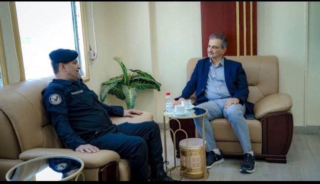 المحافظ لملس يبحث مع رئيس جهاز مكافحة الإرهاب سبل تعزيز الأمن والاستقرار