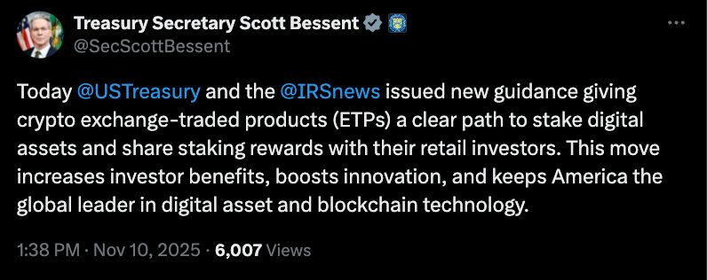 الولايات المتحدة تفتح الباب أمام صناديق ETF والصناديق الاستئمانية في قطاع العملات المشفرة لكسب عوائد التحصيص