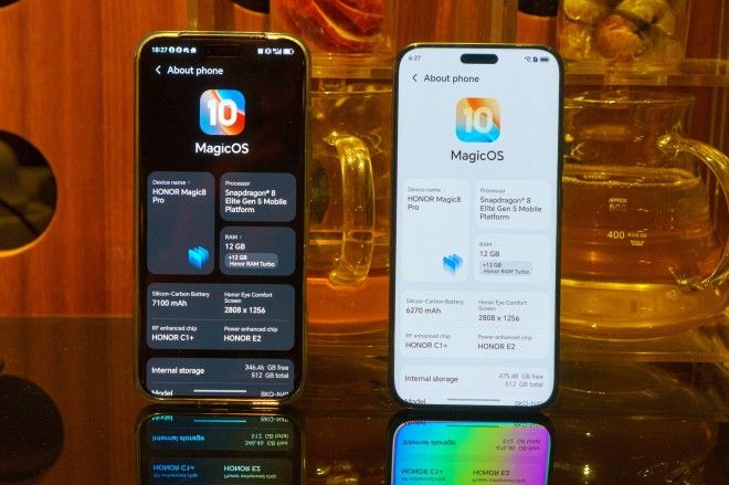تكنولوجيا: بطارية أصغر في النسخة الأوروبية من Honor Magic8 Pro