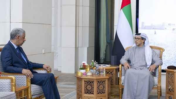 منصور بن زايد يستقبل مدير عام المصرف العربي للتنمية الاقتصادية في أفريقيا