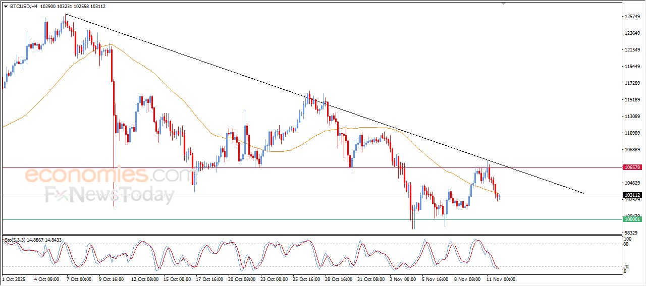 سعر البتكوين (BTCUSD) ينهي على آمال التعافي – توقعات اليوم – 12-11-2025