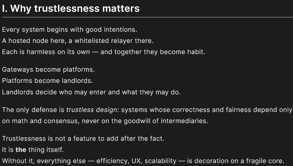 فيتاليك بوترين يدافع عن اللامركزية في “بيان الثقة المعدومة”
