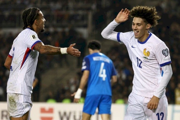 تصفيات مونديال 2026: فرنسا تغلب أذربيجان بالاحتياطيين وعلامة كاملة لإنكلترا