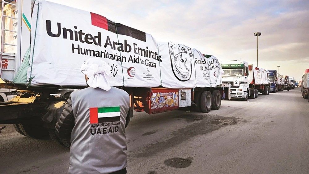 الإمارات تنفذ أكبر حملة إغاثية في غزة